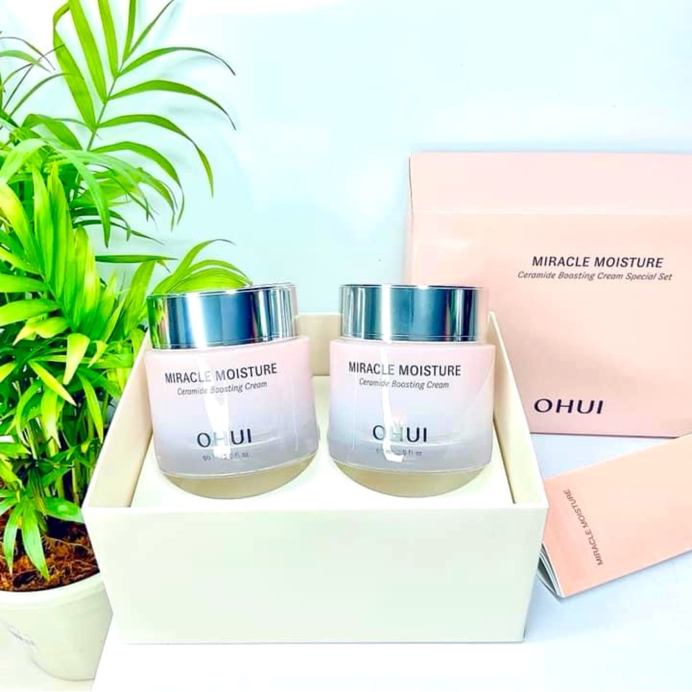 OHUI Miracle Moisture CERAMIDE BOOSTING CREAM 60mlx2, Expired 2027